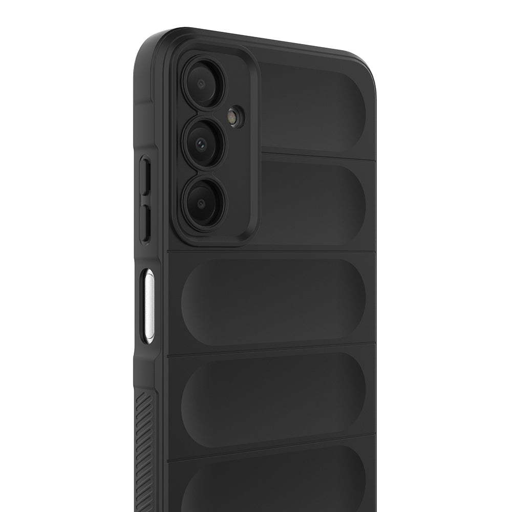 Galaxy A16 Case Flexible TPU Hollow Back Surface Design Zore Ethnic Silicone Cover Red