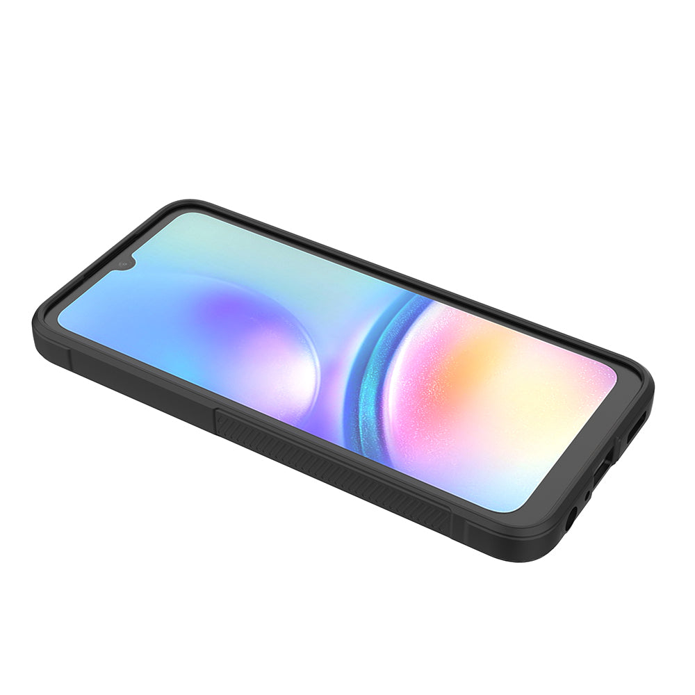 Galaxy A16 Case Flexible TPU Hollow Back Surface Design Zore Ethnic Silicone Cover Dark Green