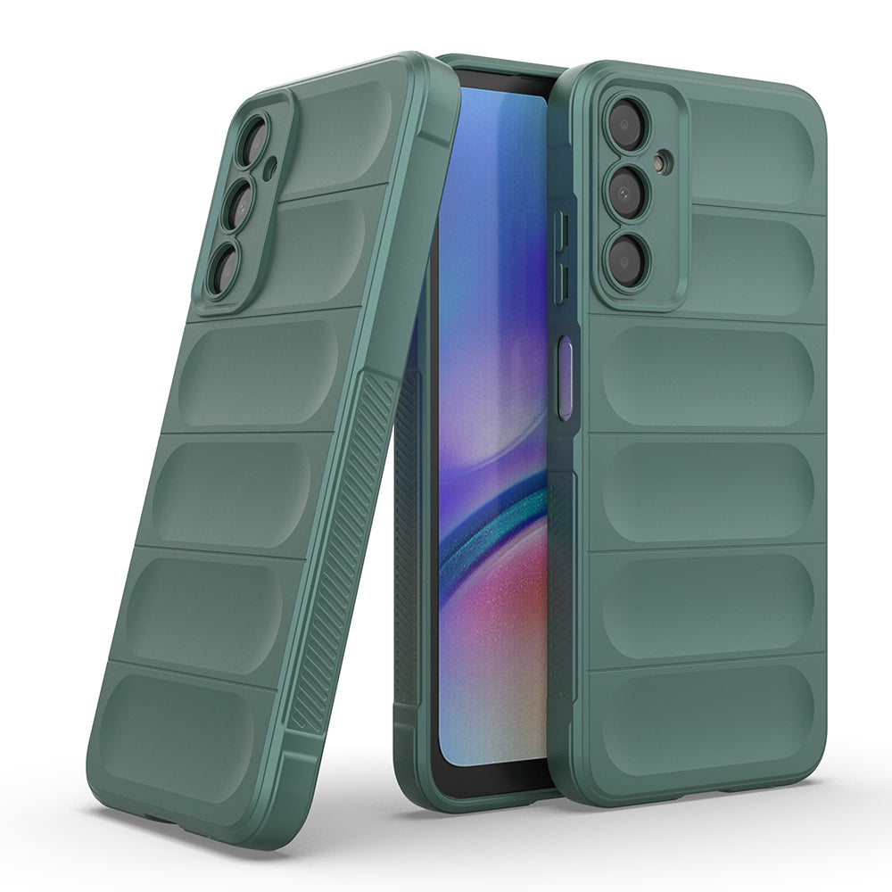 Galaxy A16 Case Flexible TPU Hollow Back Surface Design Zore Ethnic Silicone Cover Red