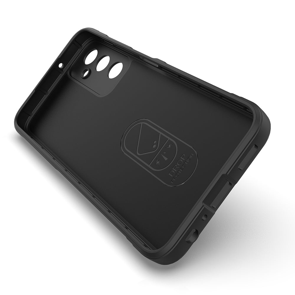 Galaxy A16 Case Flexible TPU Hollow Back Surface Design Zore Ethnic Silicone Cover Black