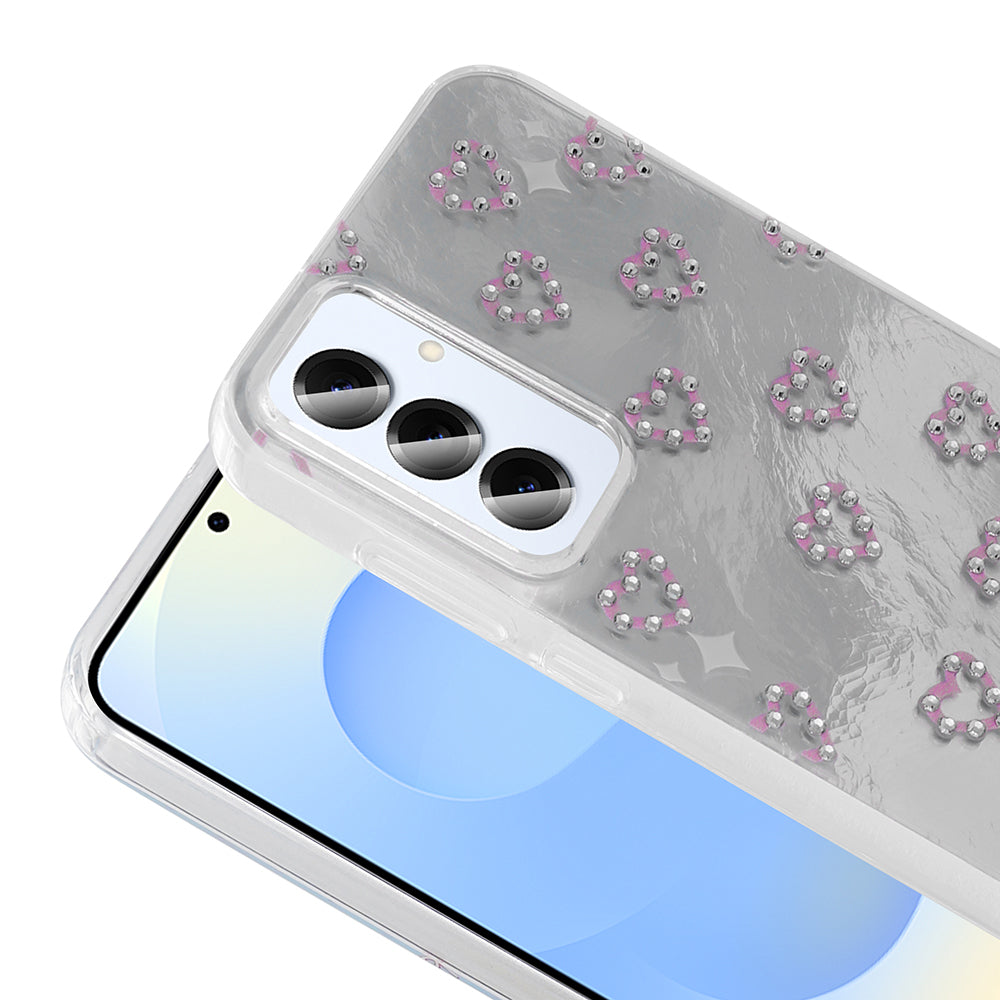 Galaxy A16 Case Camera Protection Figured Zore Ponti Silicone Cover White 