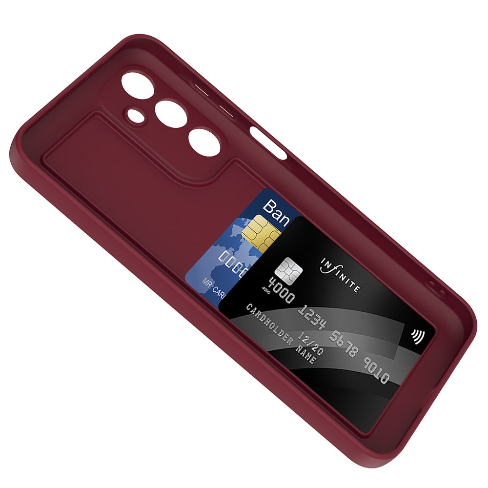 Galaxy A16 Case Camera Protection Card Holder Zore Vitra Cover Pink