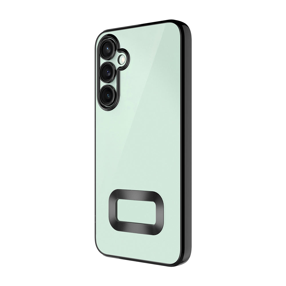 Galaxy A16 Case Camera Protection Logo Showing Zore Omega Cover Blue