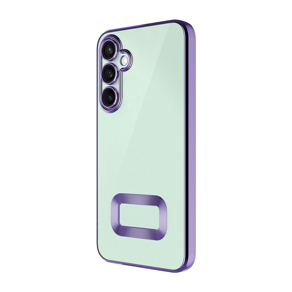 Galaxy A16 Case Camera Protection Logo Showing Zore Omega Cover Deep Purple
