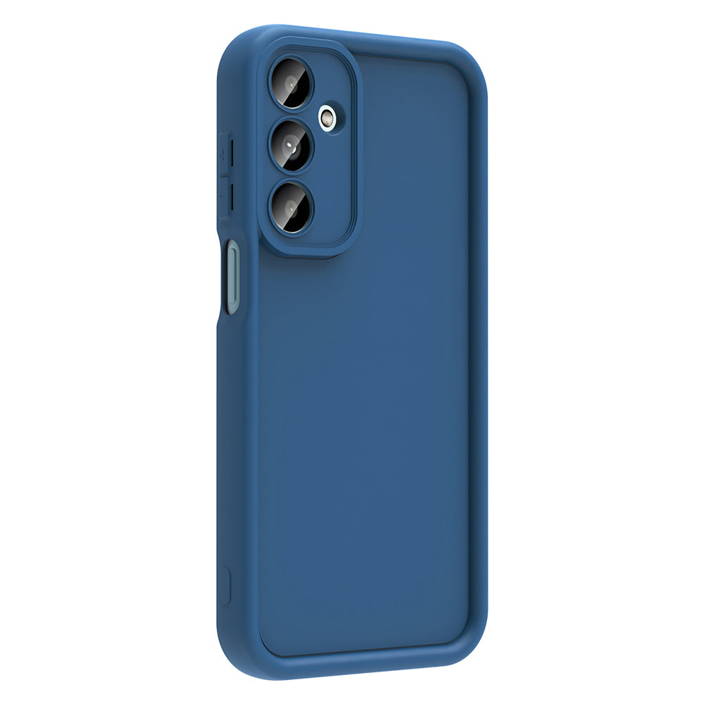 Galaxy A16 Case Camera Protection Zore Pineapple Cover Plum 