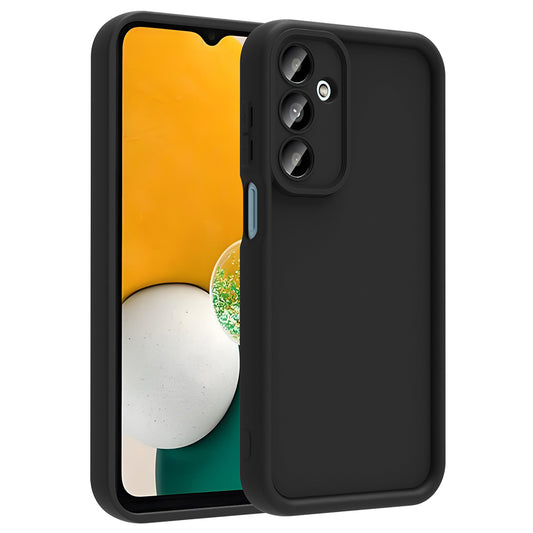 Galaxy A16 Case Camera Protection Zore Pineapple Cover Black 