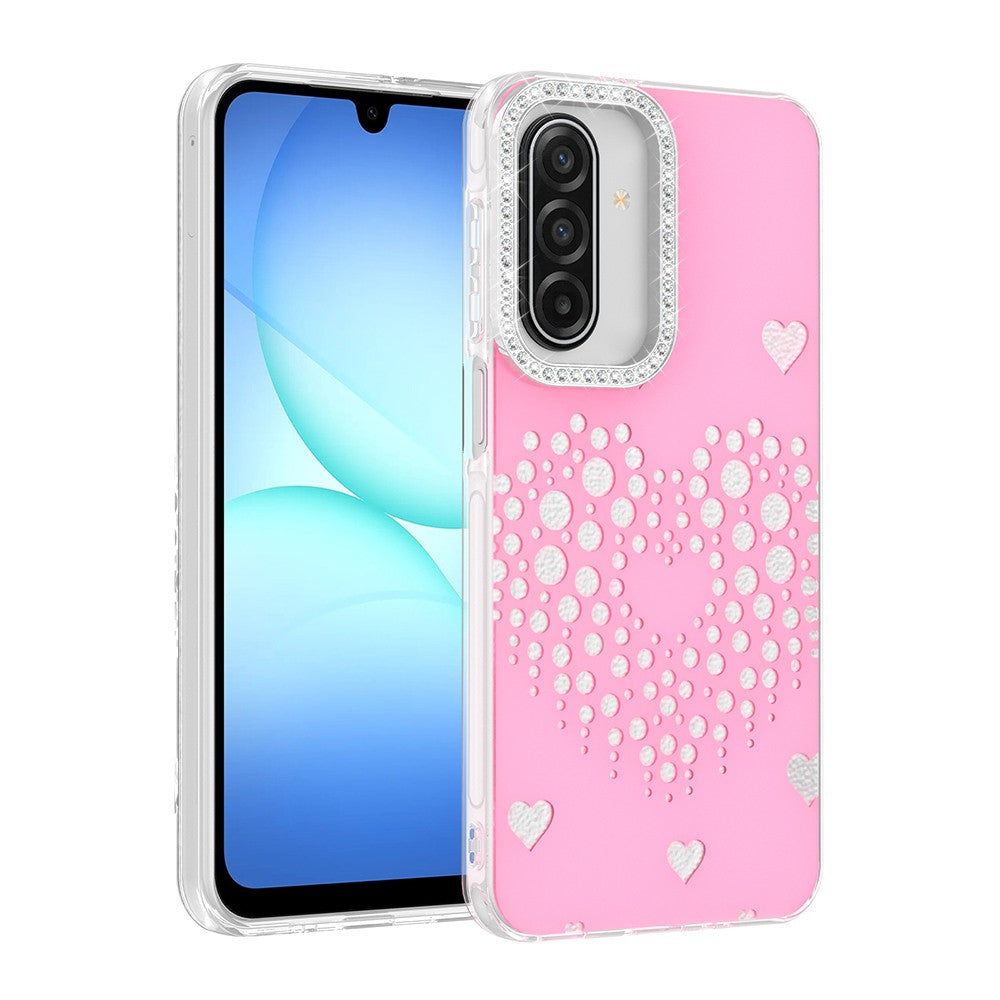 Galaxy A17 Kılıf Damla Taşlı Zore Rivas Sert PC Kapak