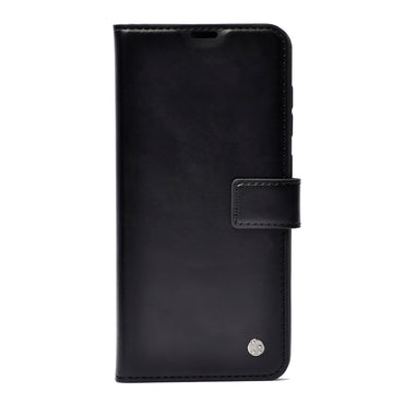 Galaxy A17 Case Zore Kar Deluxe Flip Cover Black