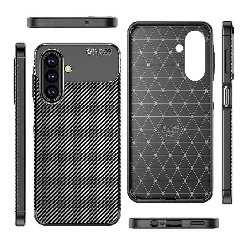 Galaxy A17 Case Zore Negro Silicone Cover Black