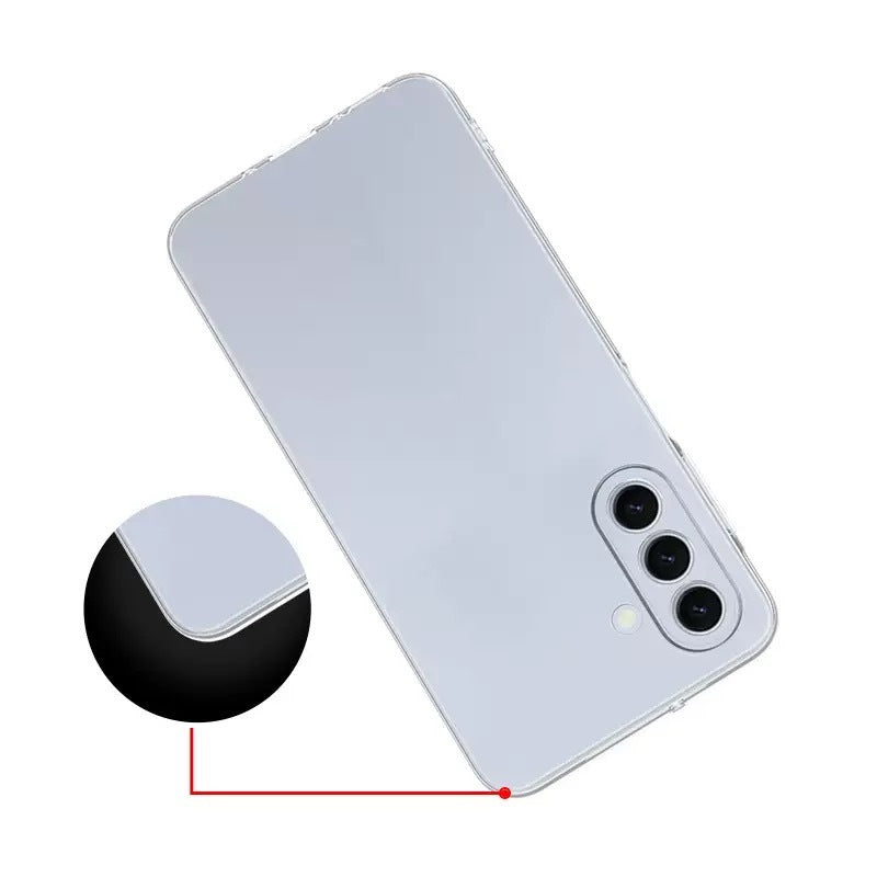 Galaxy A17 Case Zore Super Silicone Cover Transparent
