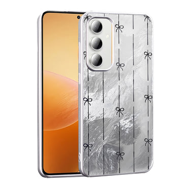 Galaxy A25 Case Patterned Zore Mep Cover Gray Leopard