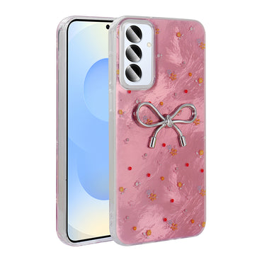Galaxy A25 Case Camera Protection Figured Zore Ponti Silicone Cover Lilac 