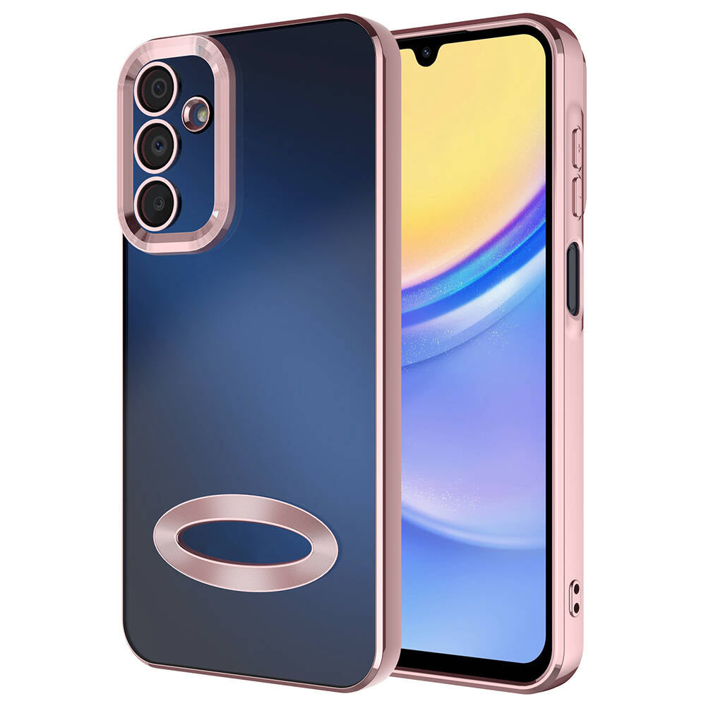 Galaxy A25 Kılıf Kamera Korumalı Logo Gösteren Zore Omega Kapak