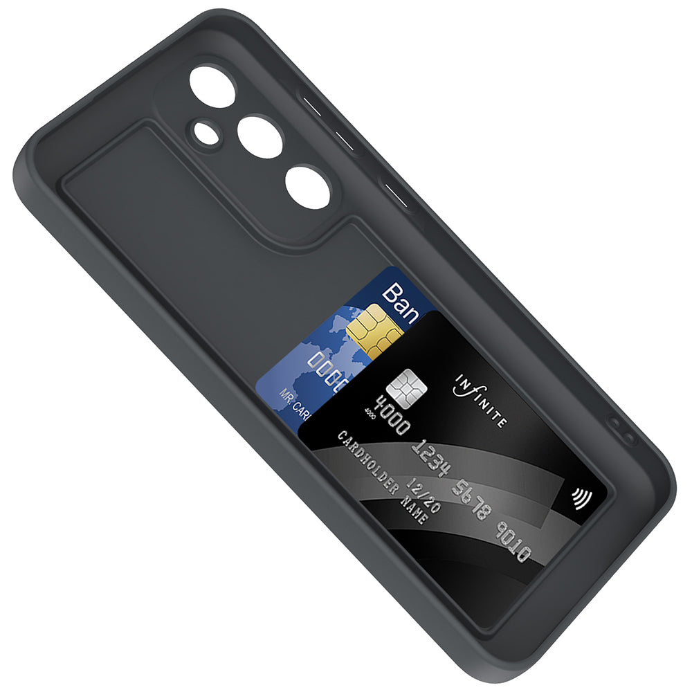 Galaxy A26 Case Camera Protection Card Holder Zore Vitra Cover Black