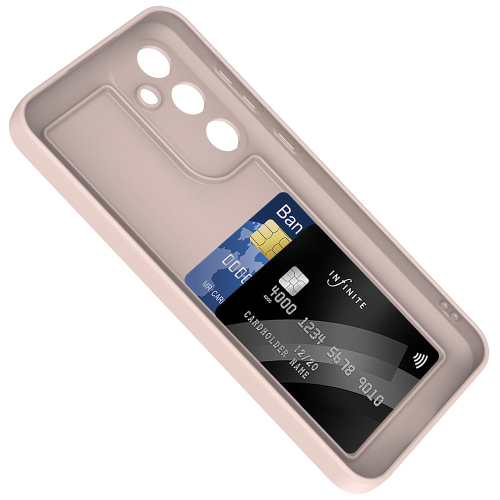 Galaxy A26 Case Camera Protection Card Holder Zore Vitra Cover Plum