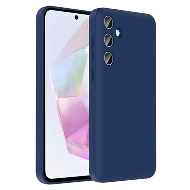 Galaxy A26 Case Camera Protection Card Holder Zore Vitra Cover Brown