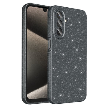 Galaxy A26 Case Camera Protection Glitter Luxury Zore Cotton Cover Lilac 