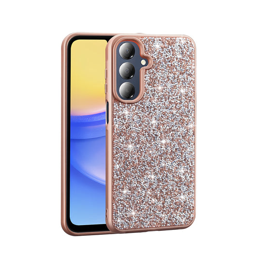 Galaxy A26 Kılıf Parlak Taşlı Tasarım Zore Pırlanta Kapak Gold