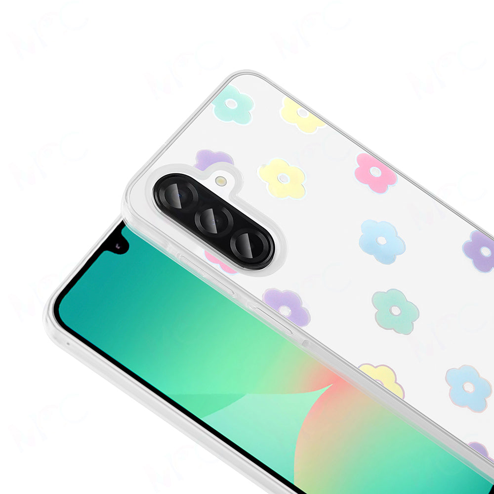 Galaxy A26 Case Transparent Figured Zore Folk Hard Cover Cute Dog 