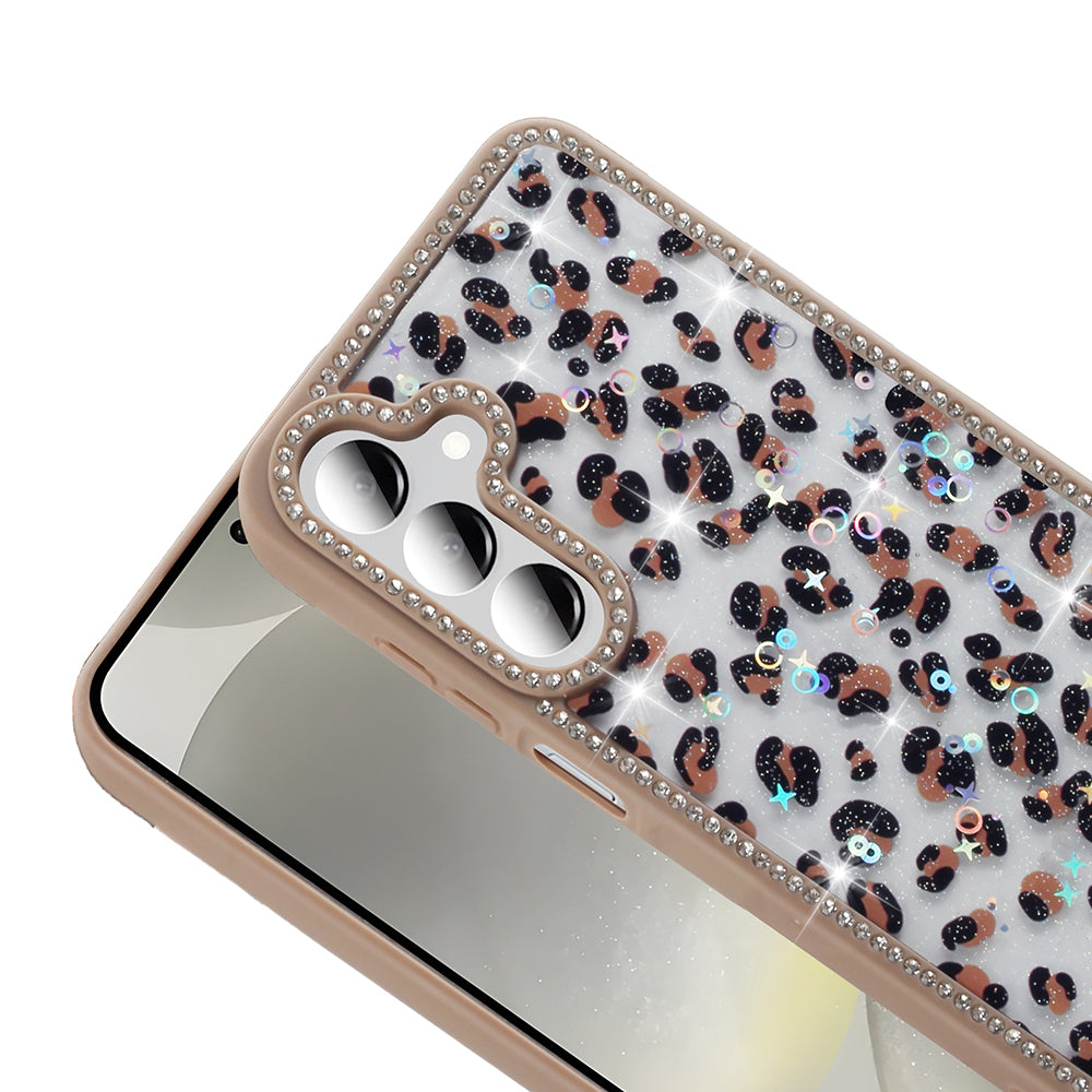 Galaxy A26 Case Stone and Glitter Design Zore Azra Cover Black 
