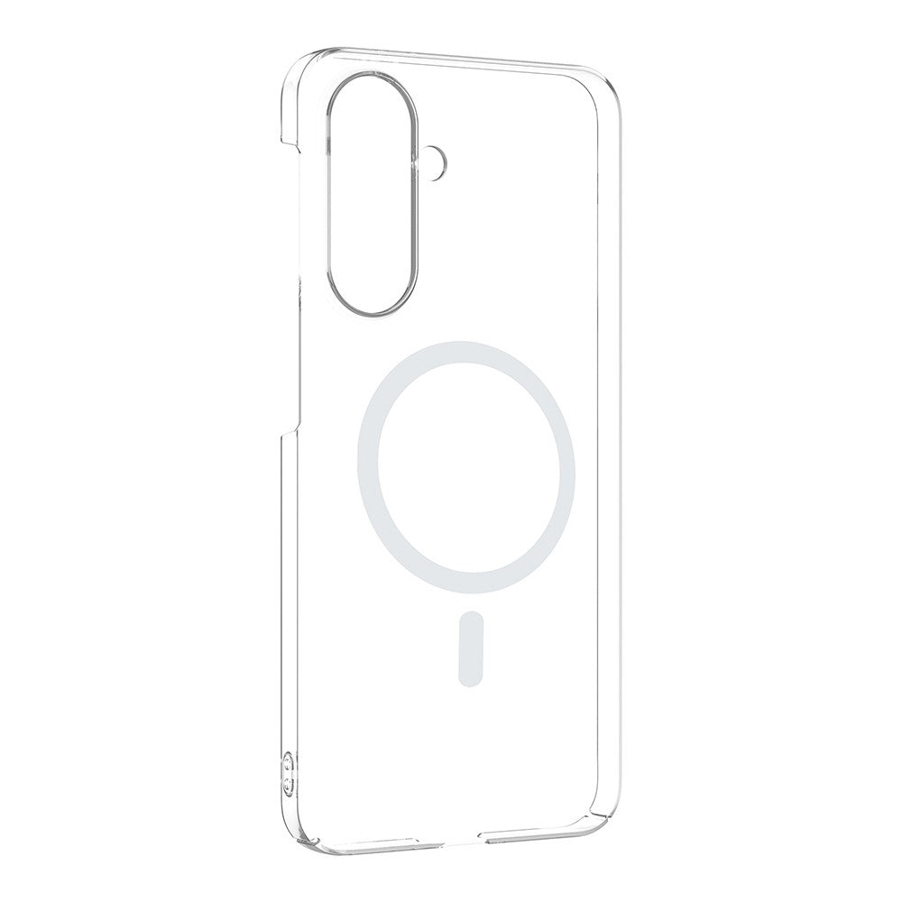 Galaxy A27 Kamera Korumalı M-Safe Şarj Özellikli Şeffaf Zore London Sert PC Kapak