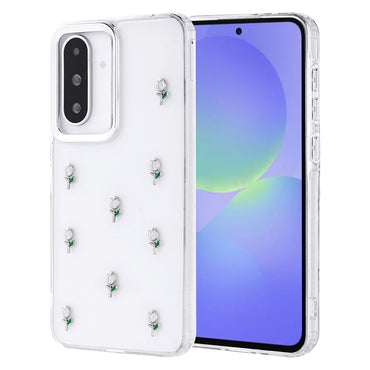 Galaxy A36 Case Airbag Design Glitter Transparent Zore Polar Star Cover 