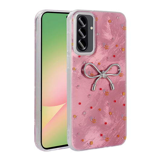Galaxy A36 Case Camera Protection Figured Zore Ponti Silicone Cover Light Pink 