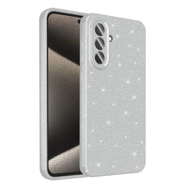Galaxy A36 Case Camera Protection Glitter Luxury Zore Cotton Cover Light Pink 