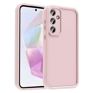 Galaxy A36 Case Camera Protection Zore Pineapple Cover Pink 