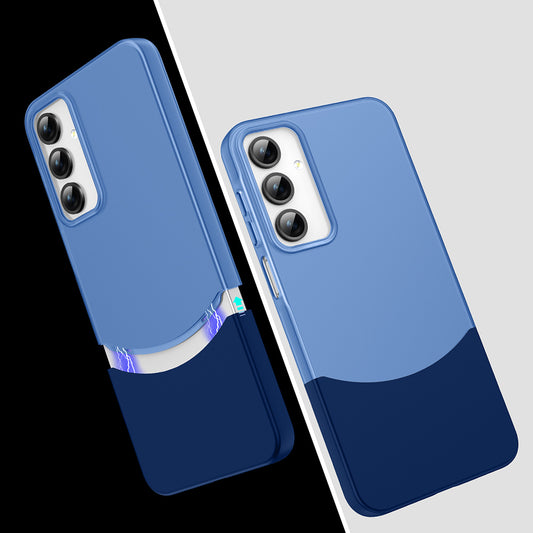 Galaxy A36 Magnetic Zore Double Cover Dark Blue