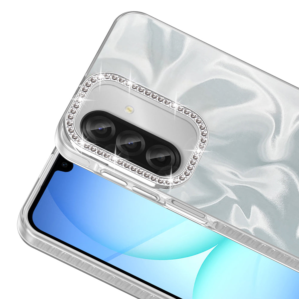 Galaxy A37 Kılıf Airbagli Parlak Taş Detay Tasarımlı Zore Esila Kapak