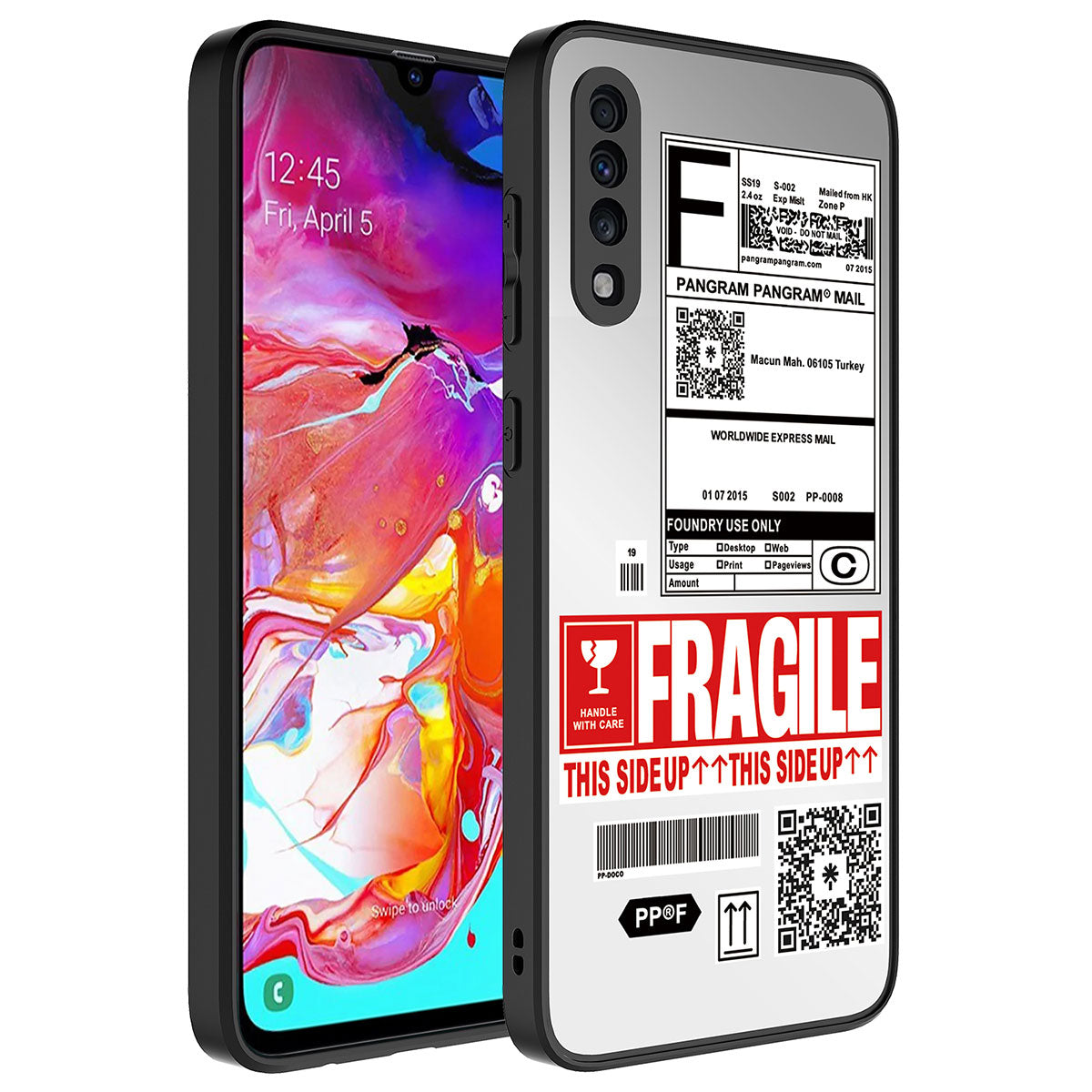 Galaxy A50 Kılıf Aynalı Desenli Kamera Korumalı Parlak Zore Mirror Kapak