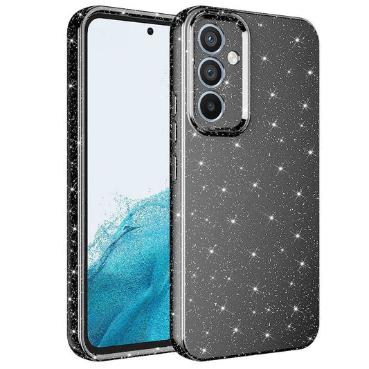 Galaxy A54 Kılıf Kamera Korumalı Simli Lüks Zore Koton Kapak