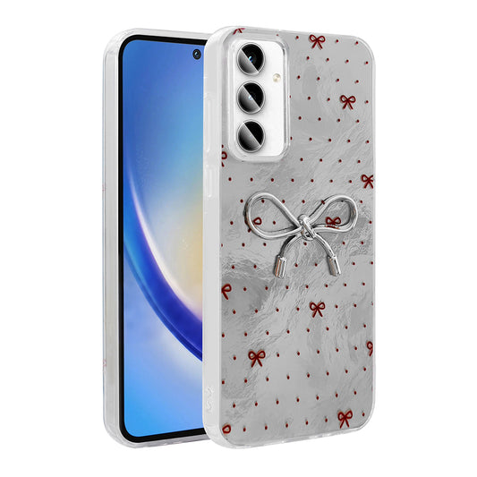 Galaxy A55 Case Camera Protection Figured Zore Ponti Silicone Cover Light Blue 