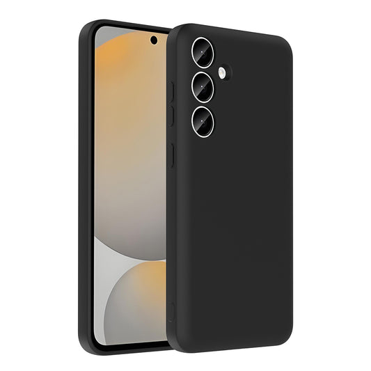 Galaxy A55 Case Camera Protection Card Holder Zore Vitra Cover Black