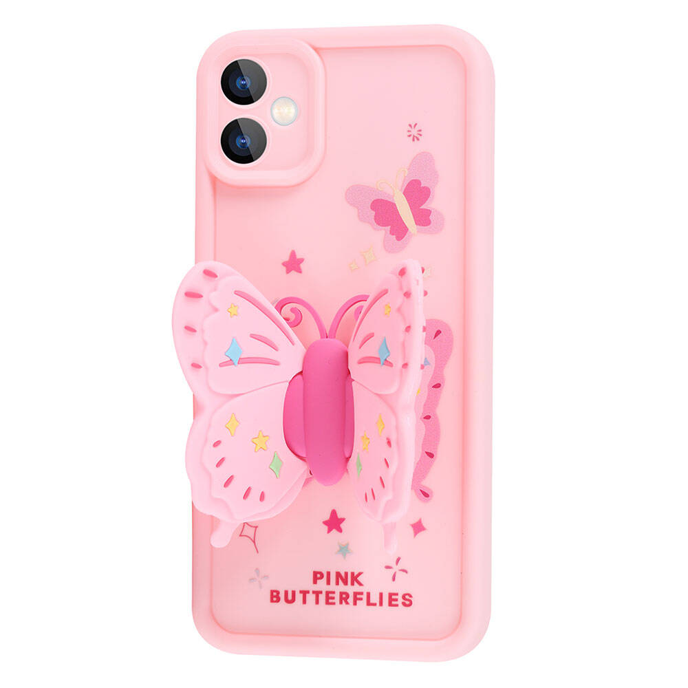 Galaxy A05 Case Camera Protection Figure Design Zore Cover Pink Dark 