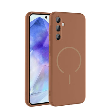 Galaxy A55 Kılıf M-safe Şarj Özellikli Zore Meta Kapak