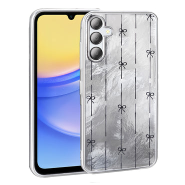 Galaxy A56 Case Patterned Zore Mep Cover Gold Leopard