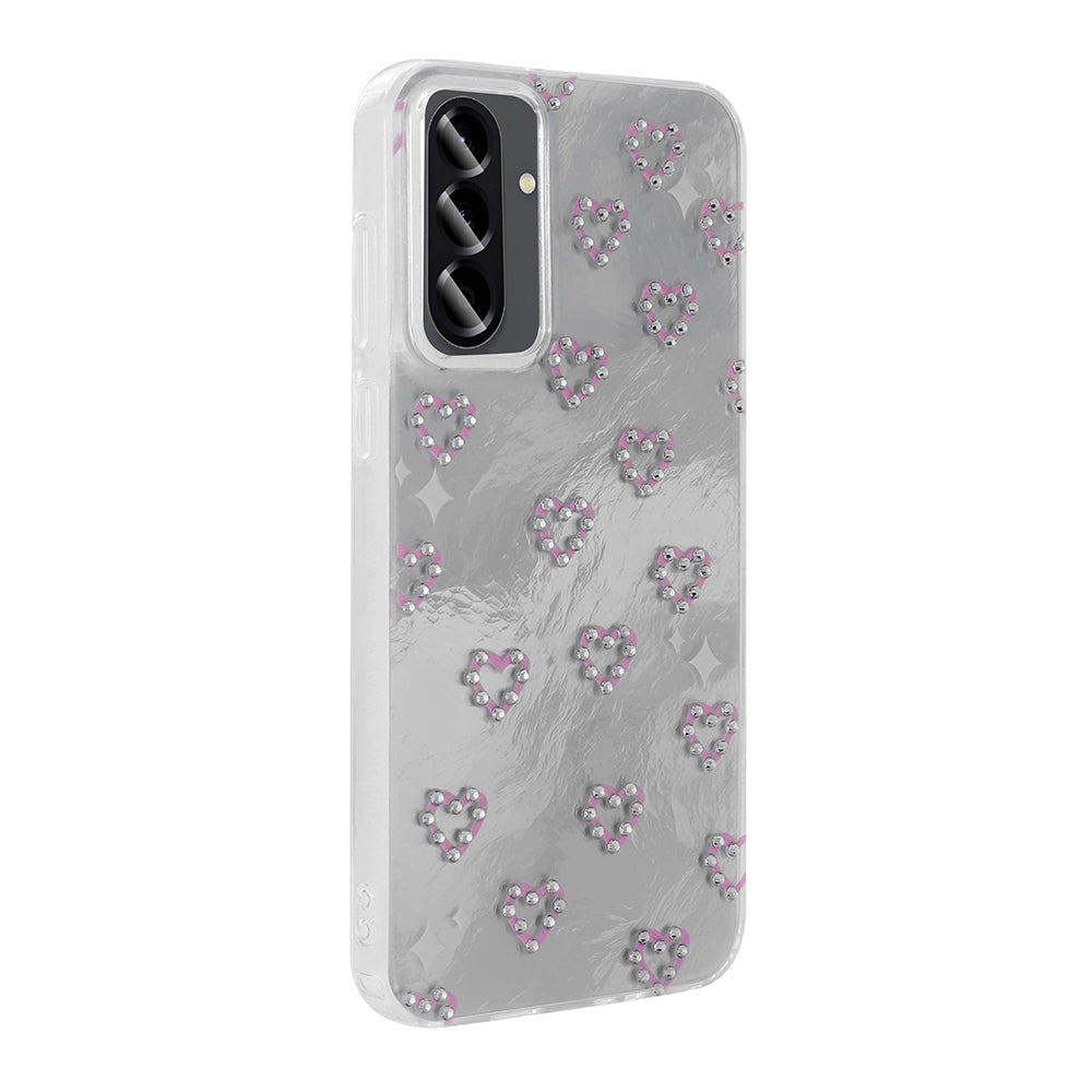 Galaxy A56 Case Camera Protection Figured Zore Ponti Silicone Cover White 