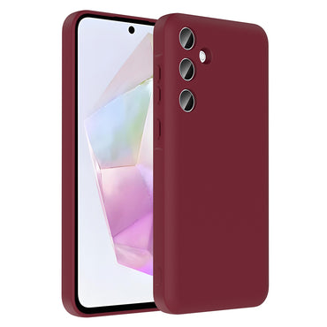 Galaxy A56 Case Camera Protection Card Holder Zore Vitra Cover Gray