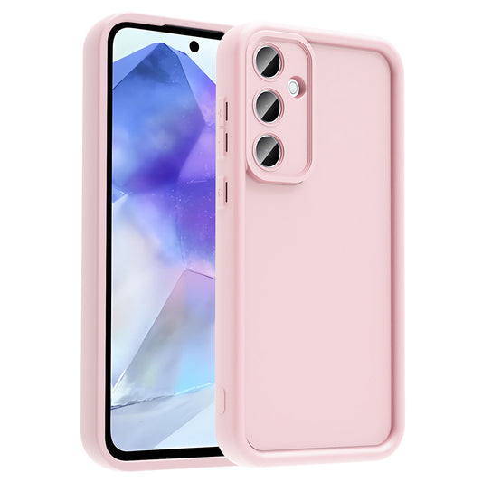 Galaxy A56 Case Camera Protection Zore Pineapple Cover Pink 