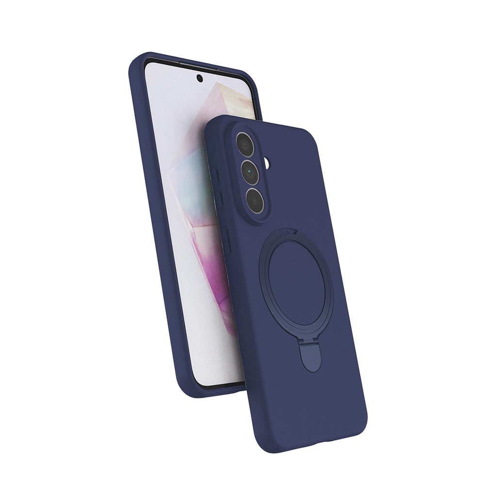 Galaxy A57 Kılıf M-safe Şarj Özellikli Standlı Zore Samara Kapak