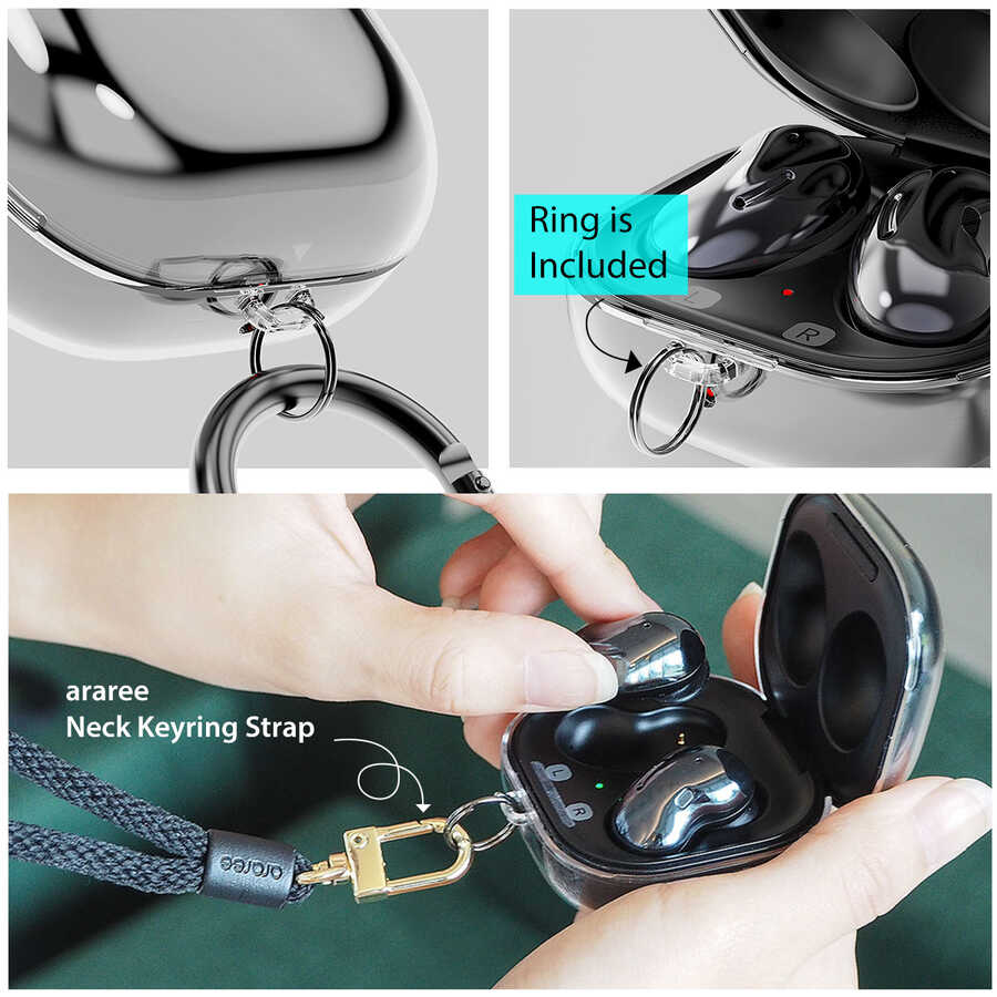 Galaxy Buds Live Case Araree Player Cover Colorless