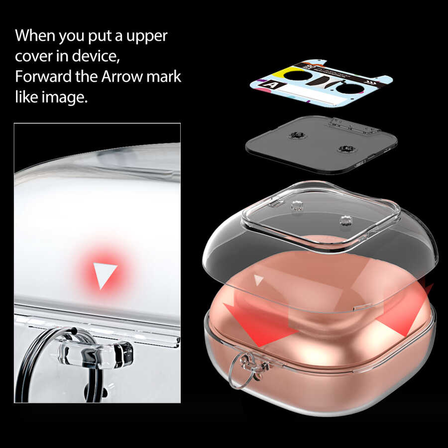 Galaxy Buds Live Case Araree Player Cover Colorless