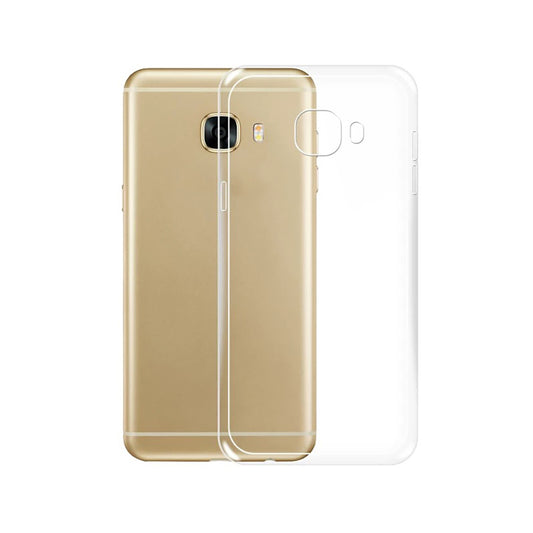 Galaxy C5 Case Zore Super Silicone Cover Transparent