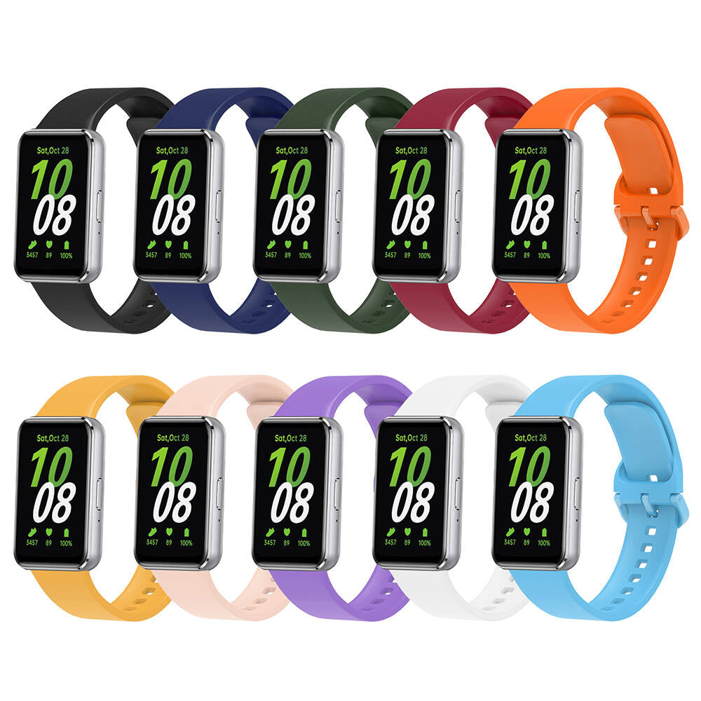 Galaxy Fit 3 Silicone Band Zore KRD-110 Strap Navy Blue 