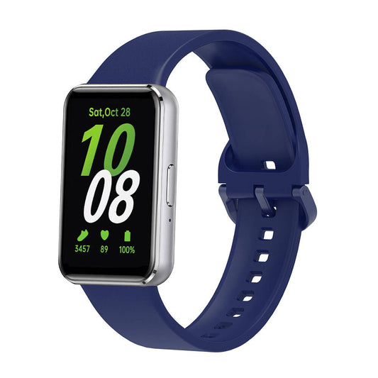 Galaxy Fit 3 Silicone Band Zore KRD-110 Strap Navy Blue 
