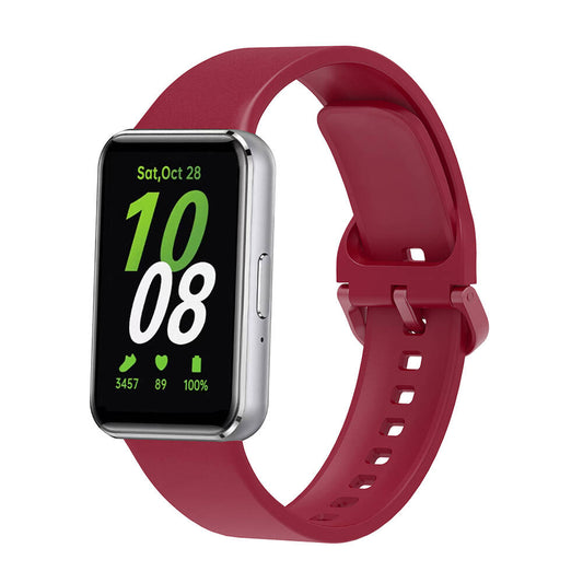 Galaxy Fit 3 Silicone Band Zore KRD-110 Strap Red 