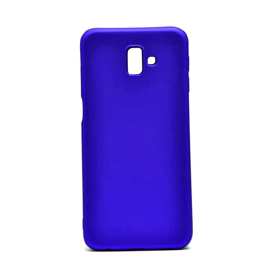 Galaxy J6 Plus Case Zore Premier Silicone Cover Saks Blue