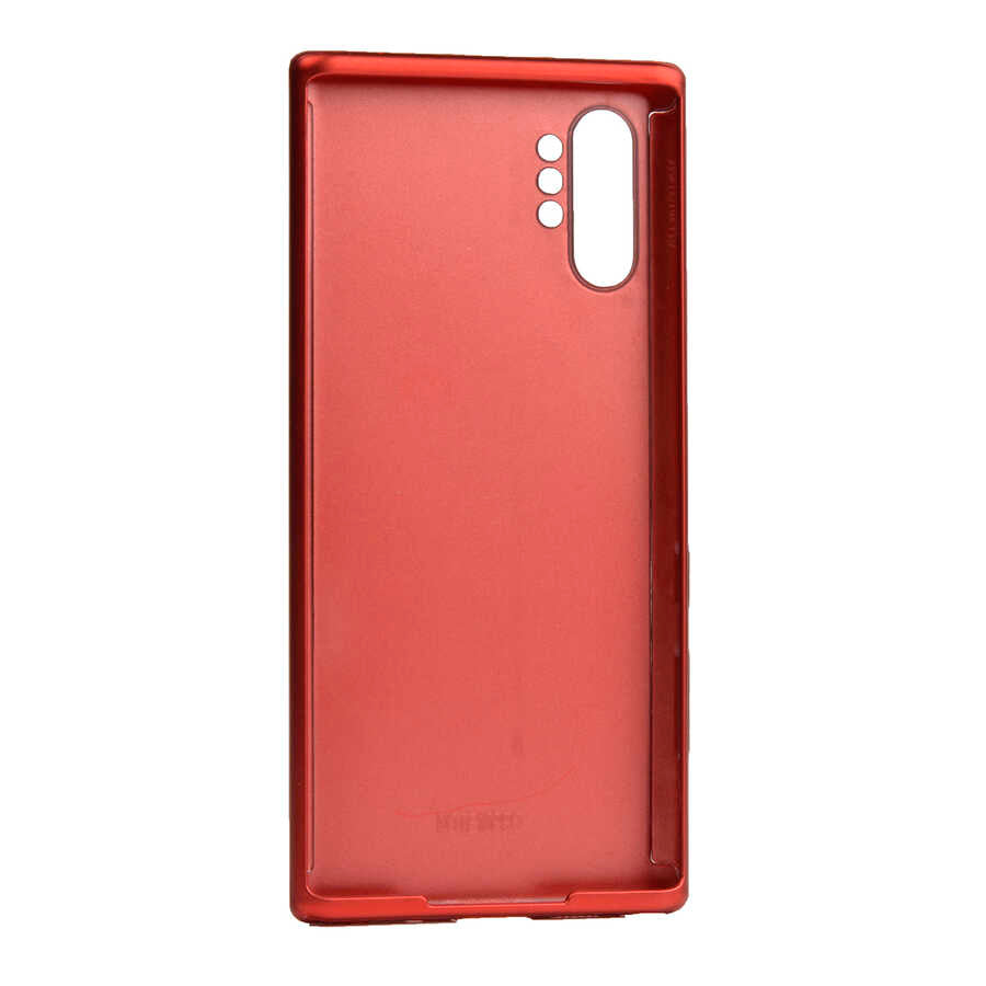 Galaxy Note 10 Plus Kılıf Zore 360 3 Parçalı Rubber Kapak